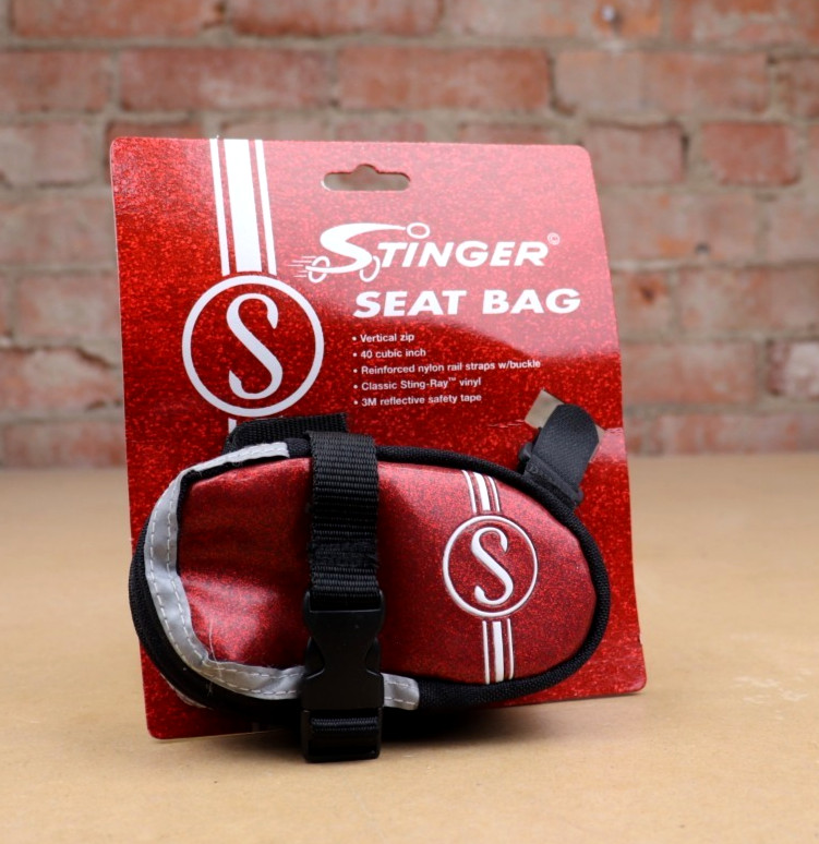 New Schwinn Retro Stinger Glitter Seat Bag NOS