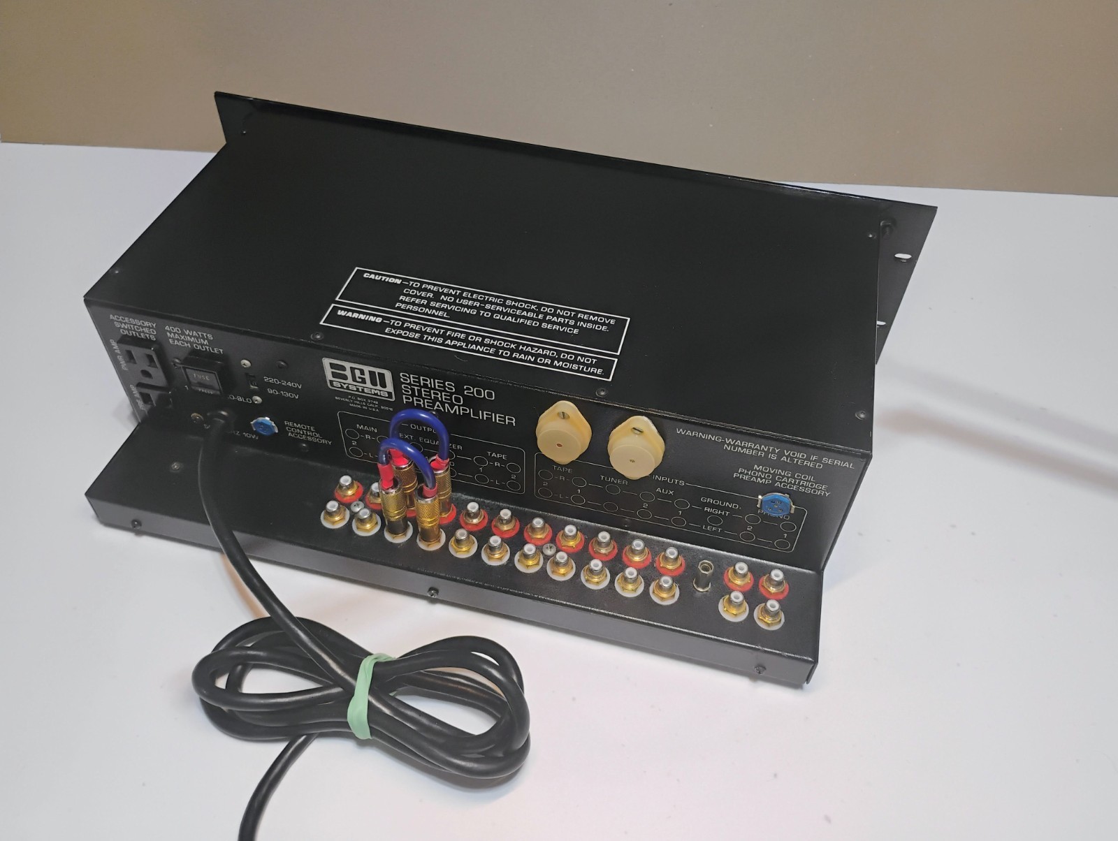BGW 203 preamplifier (Serviced/Restored/Recapped)
