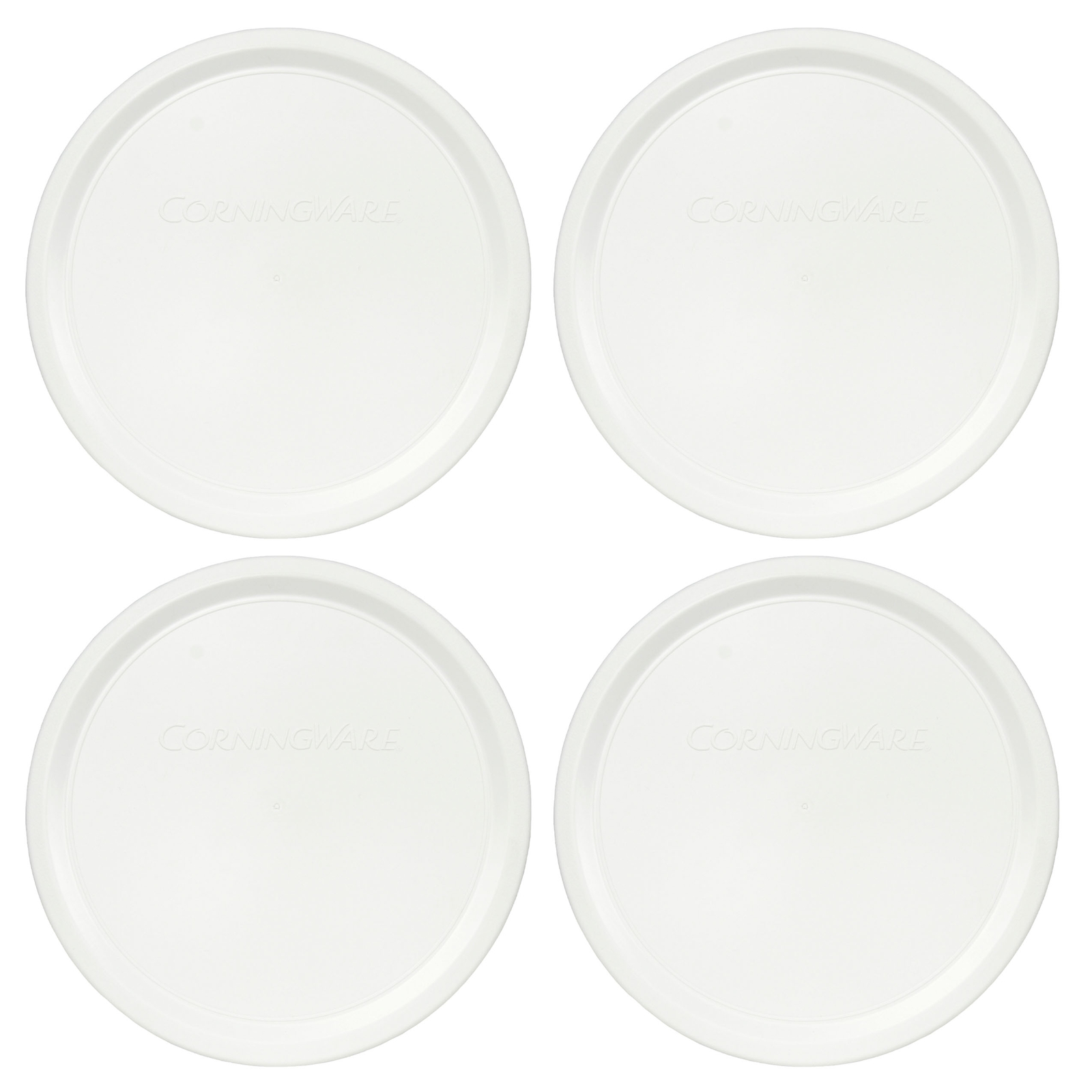 Corningware F-5-PC 1.5qt French White Lids (4-Pack)