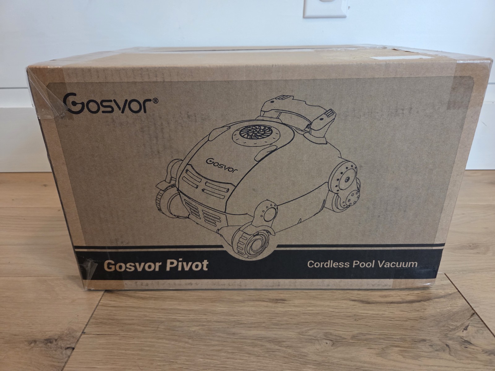 (SEALED) Gosvor Pivot Cordless Robotic Pool Vacuum