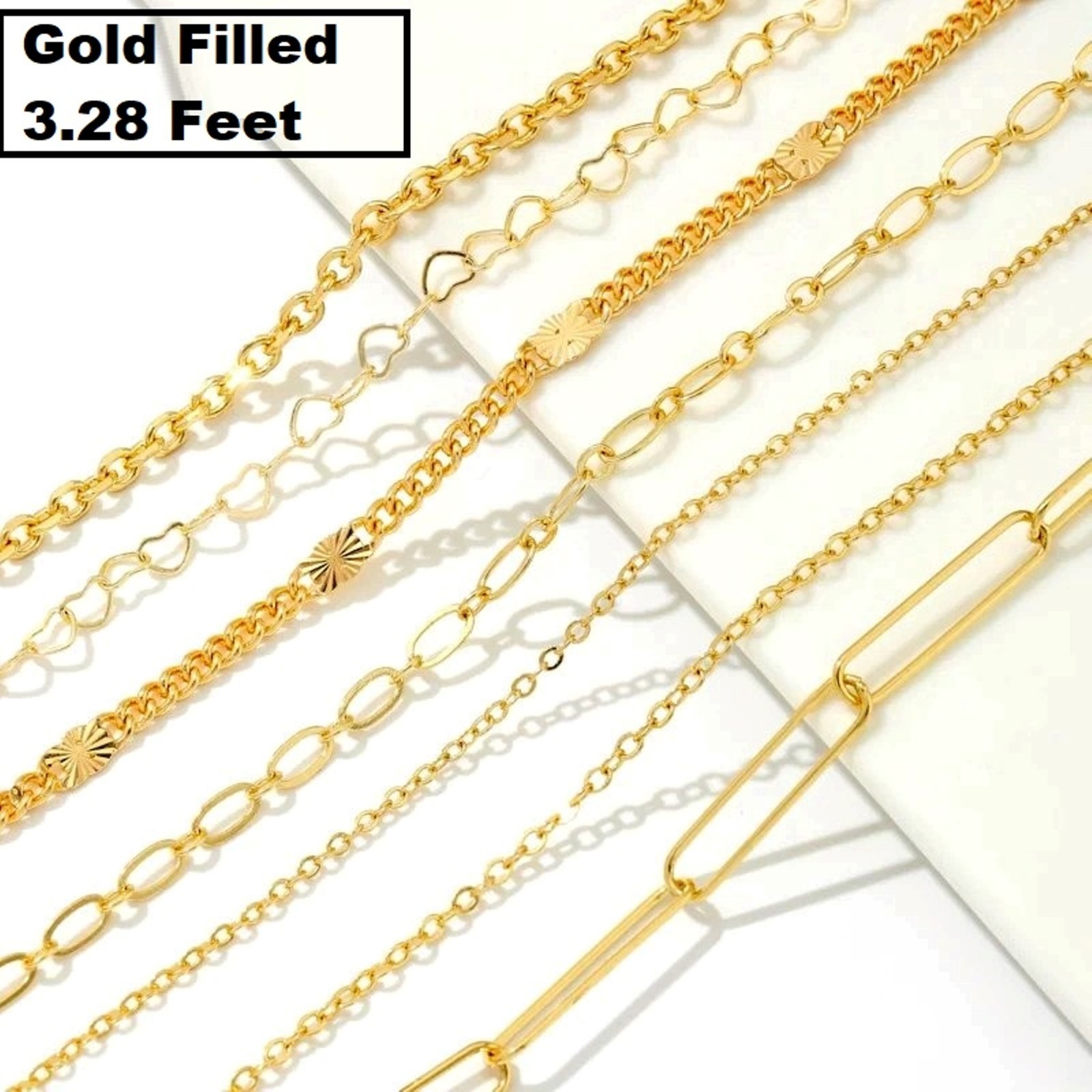 DIY Jewelry Necklace Bracelet, Making 14K Gold Filled Cable Chains