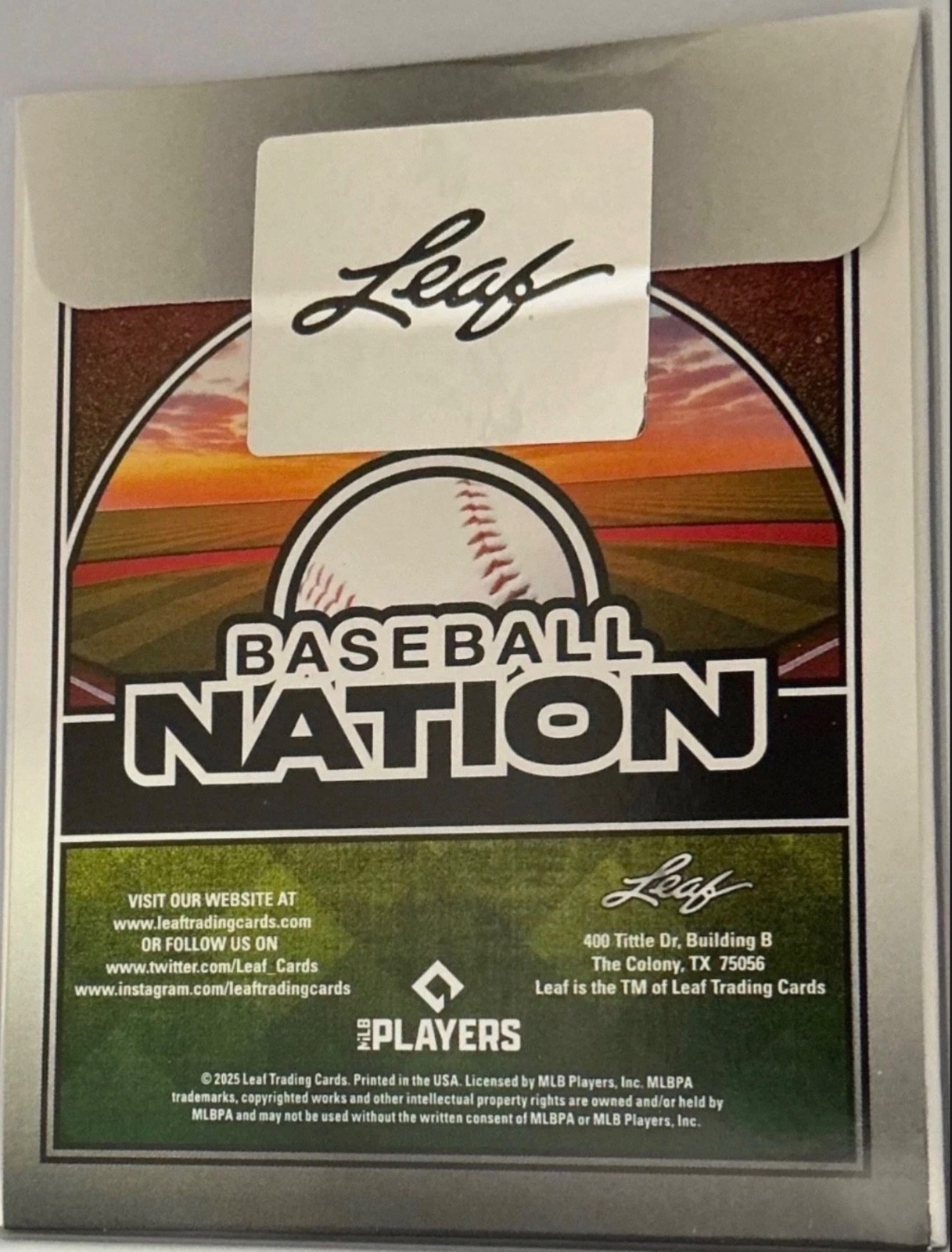 🔥Update🔥2025 Leaf Nation⚾️1/1⚡️Pre-Production Proofs⚡️Pick Your Player🔥