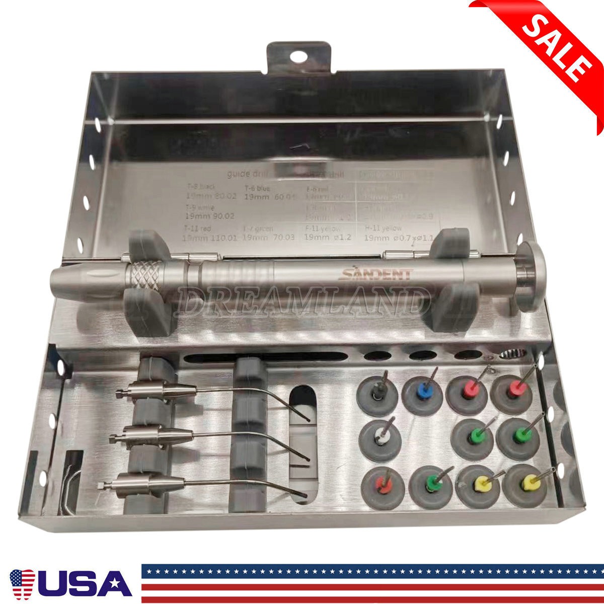 Dental Broken File Extractor Endodontic File Removal System Kit Endo Root Canal