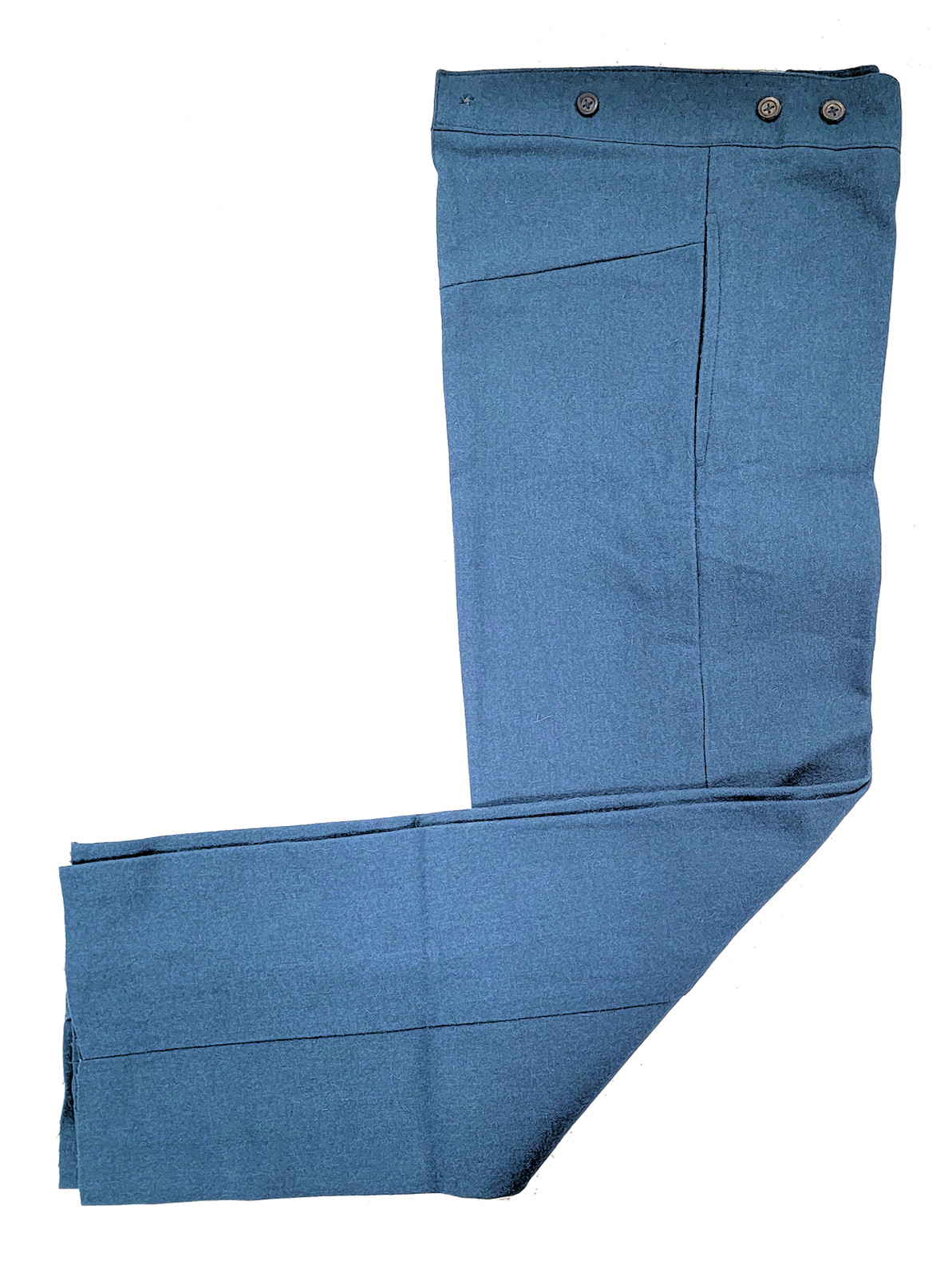 Kids Civil War Reproduction Sky Blue Wool Trousers