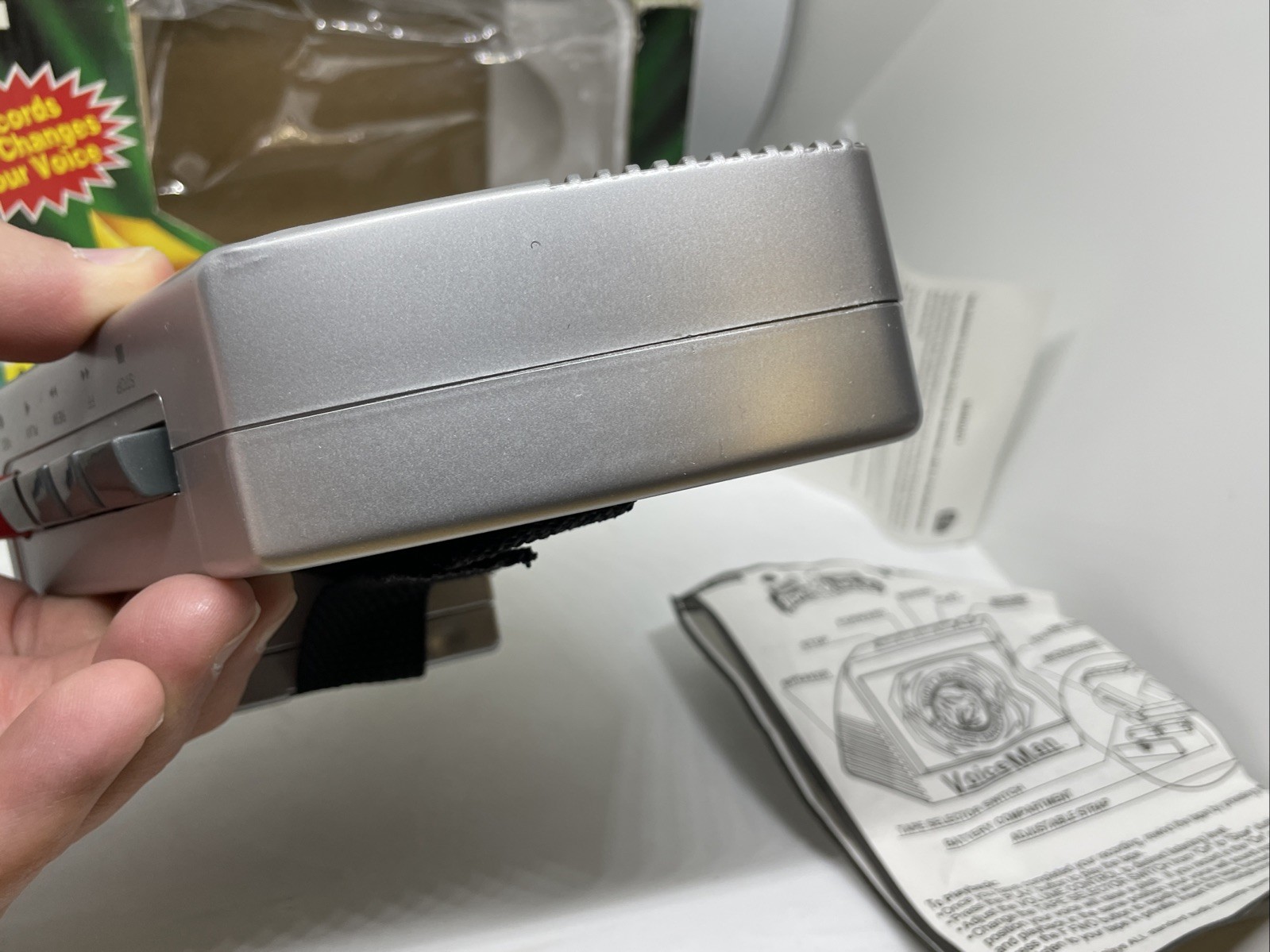 Power Rangers Voiceman Voice Changer Cassette Player/Recorder NM Complete W/tape