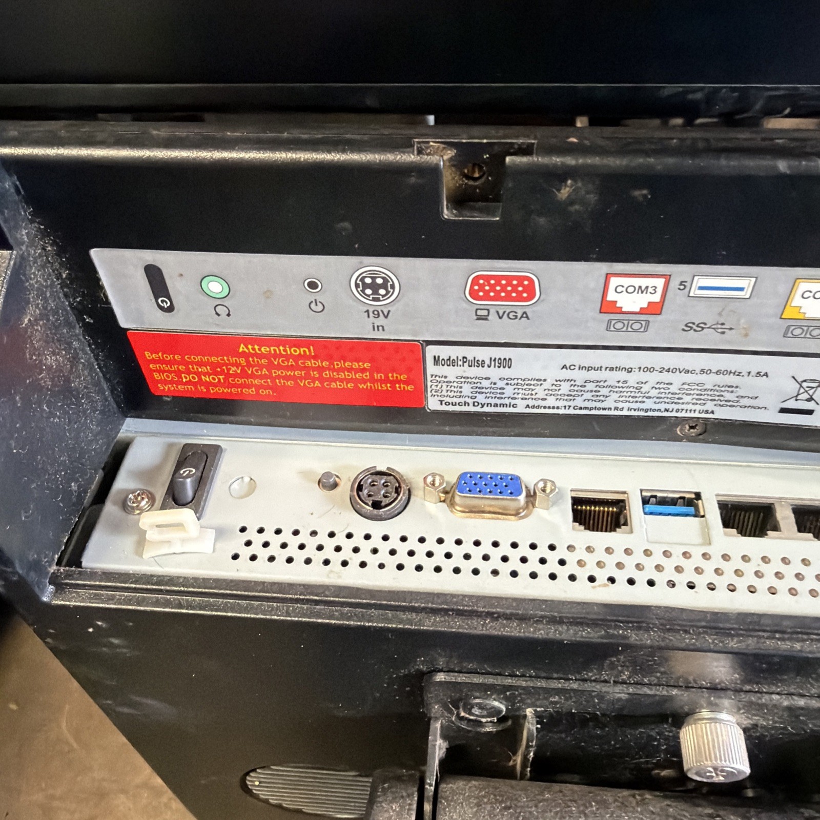 Touch Dynamic Pulse J1900 POS W/ Touchscreen