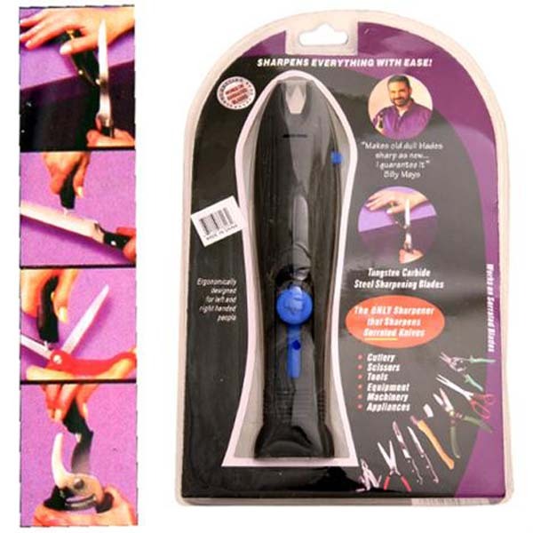 SAMURAI SHARK TUNGSTEN CARBIDE STEEL SUPER KNIFE BLADE TOOL SCISSORS SHARPENER