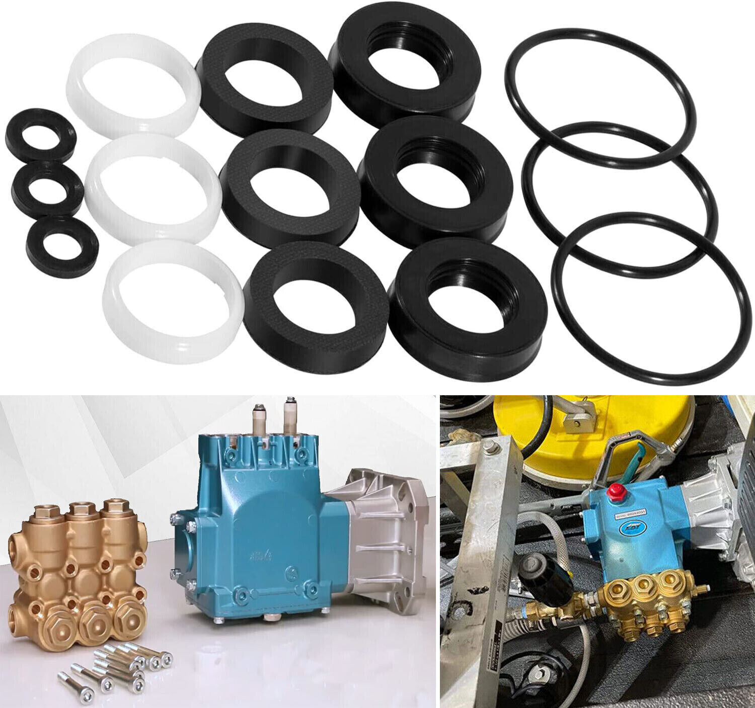 for Cat Pressure Washer Pump 66DX 6DX 6DX40G1I 66DX40G1I 6DX35G1I Seal Kit 34262