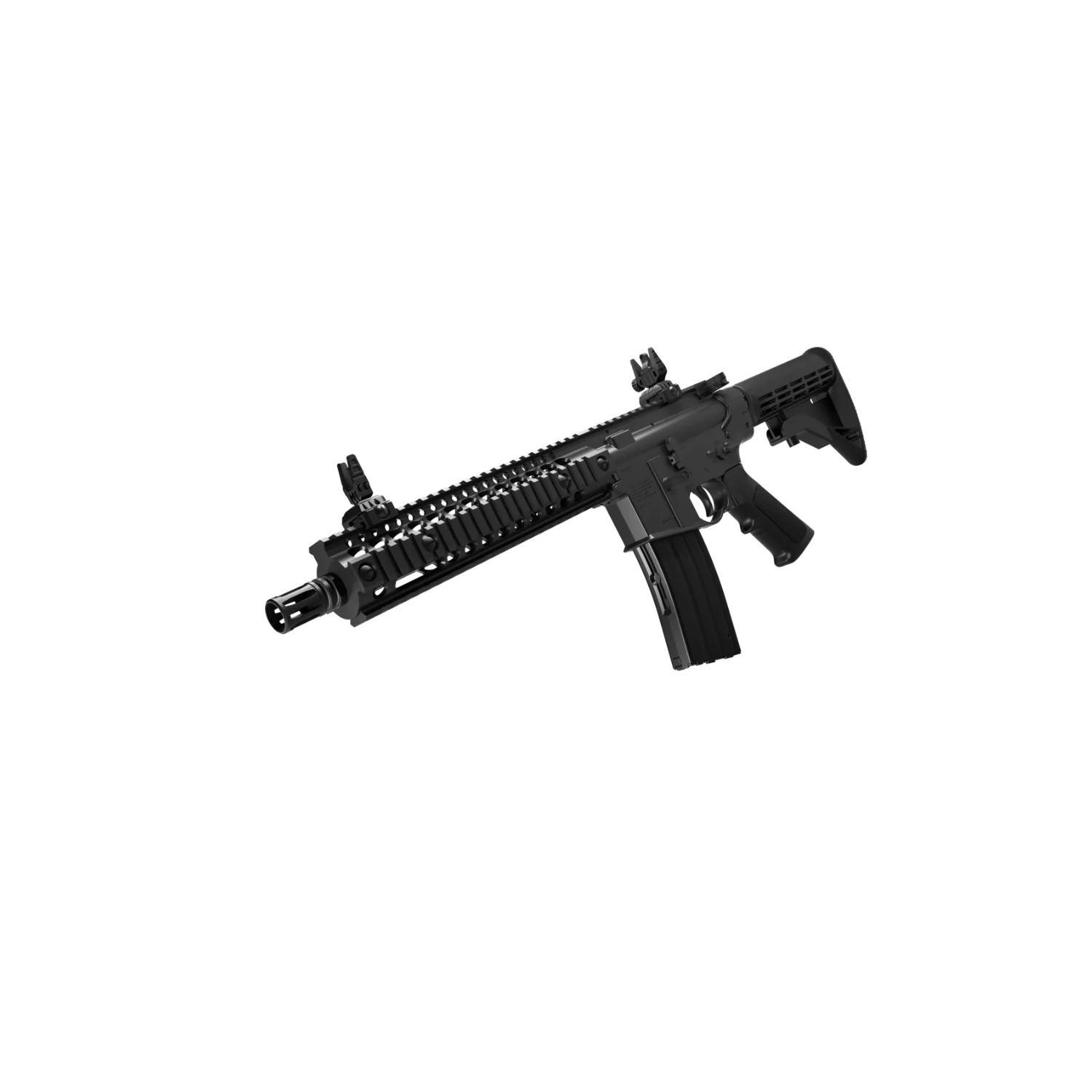 Crosman Full Auto R1 BB Air Rifle CO2 Powered Full and Semi Auto 430 FPS (Black)