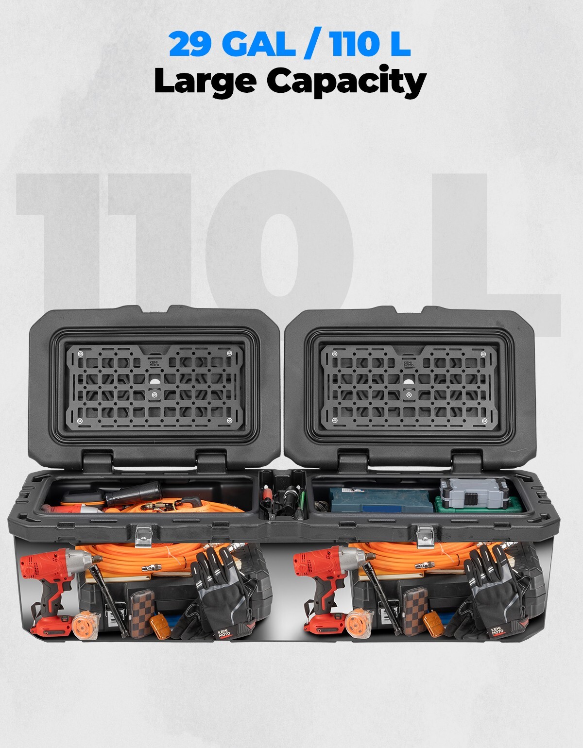 Cargo Storage Bed Box for CF-MOTO UForce U10 Pro 2025+ UForce 1000/XL 2019-2025