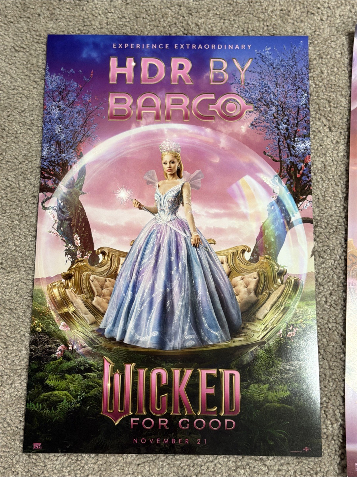 Wicked & Wicked For Good Movie Glinda Regal Exclusive 12x18 Poster Print #983