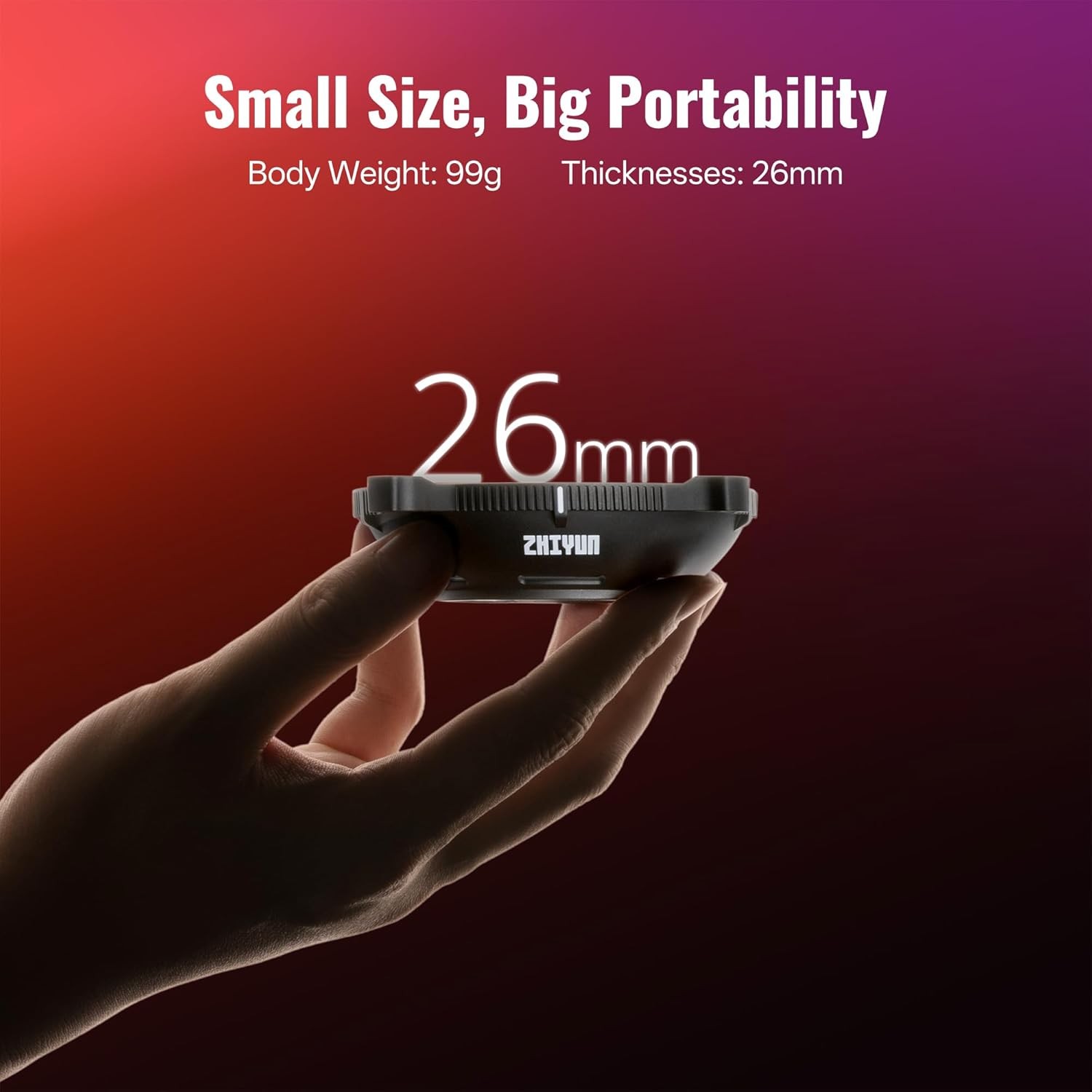 ZHIYUN Mini Lens Reflector (ZY Mount) 5X Brightness for X100RGB X100 CX100 X60