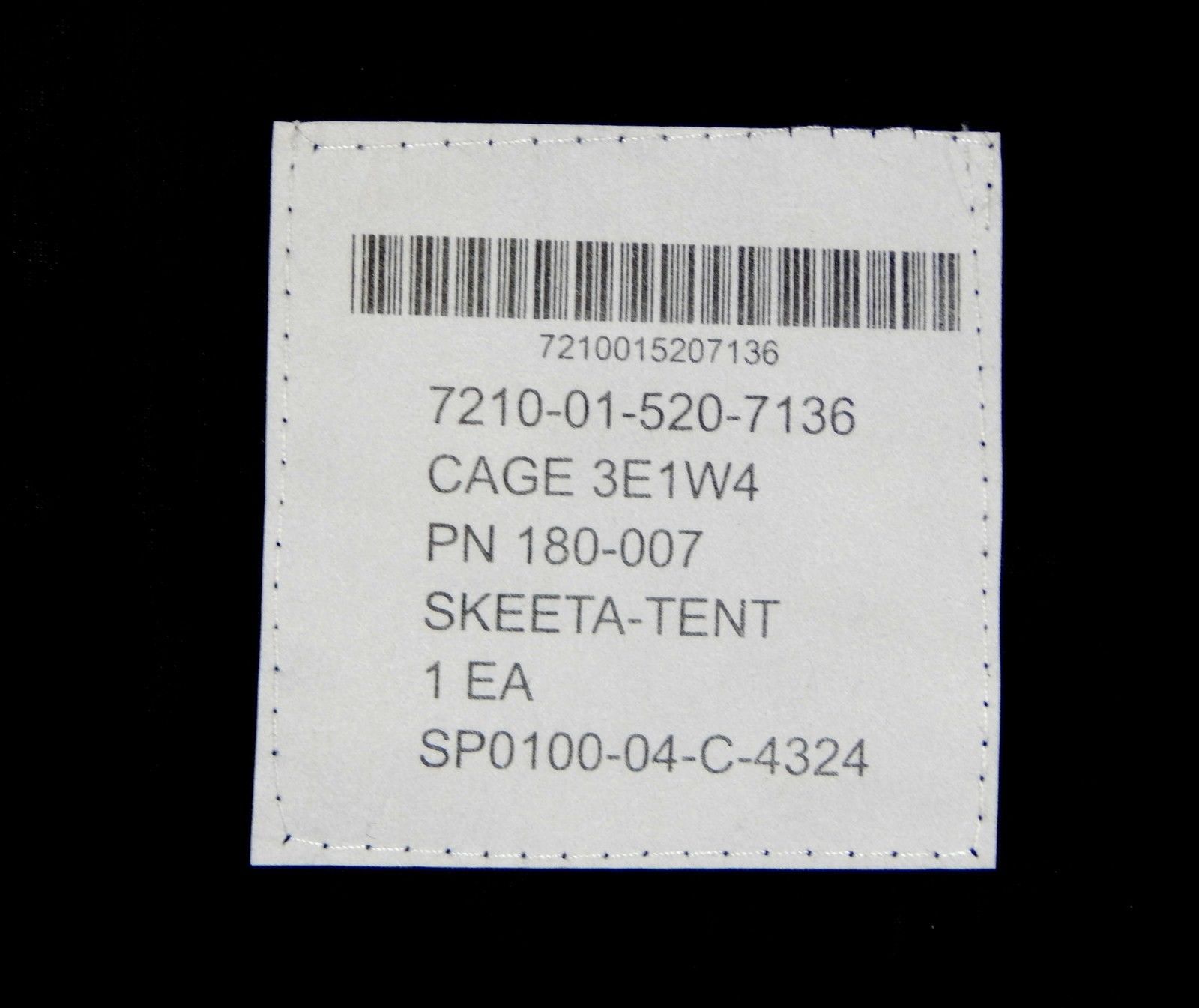 U S Army Skeeta-Tent (Black Bag)