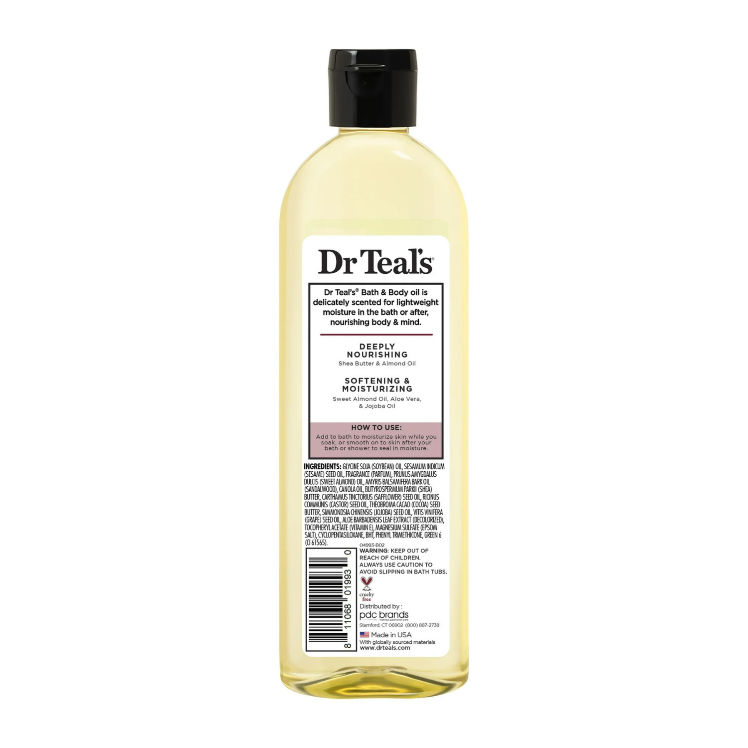 Dr Teal's Shea Butter Moisturizing Bath & Body Oil, 8.8 fl oz