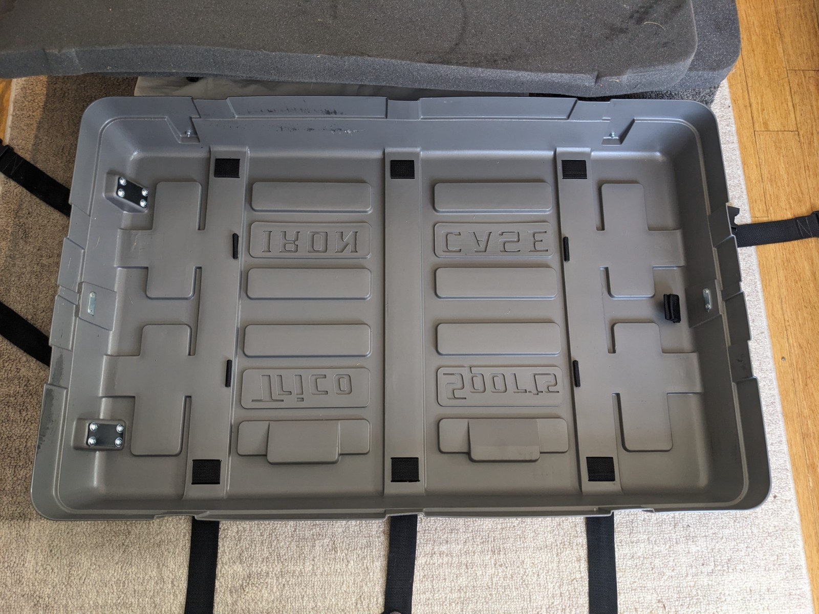 Trico Iron Case Bike Transport/ Travel Case w/ 3 sheets of foam - Pre owned