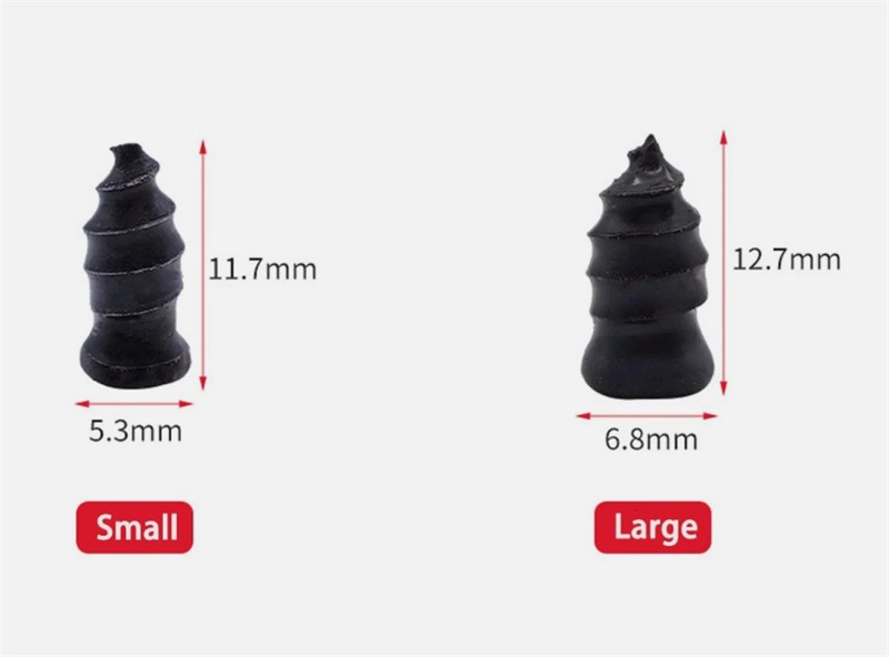 60 Pcs Rubber Tire Nail Repair Kit Screw In Tire Plugs for Car Truck SUV Van