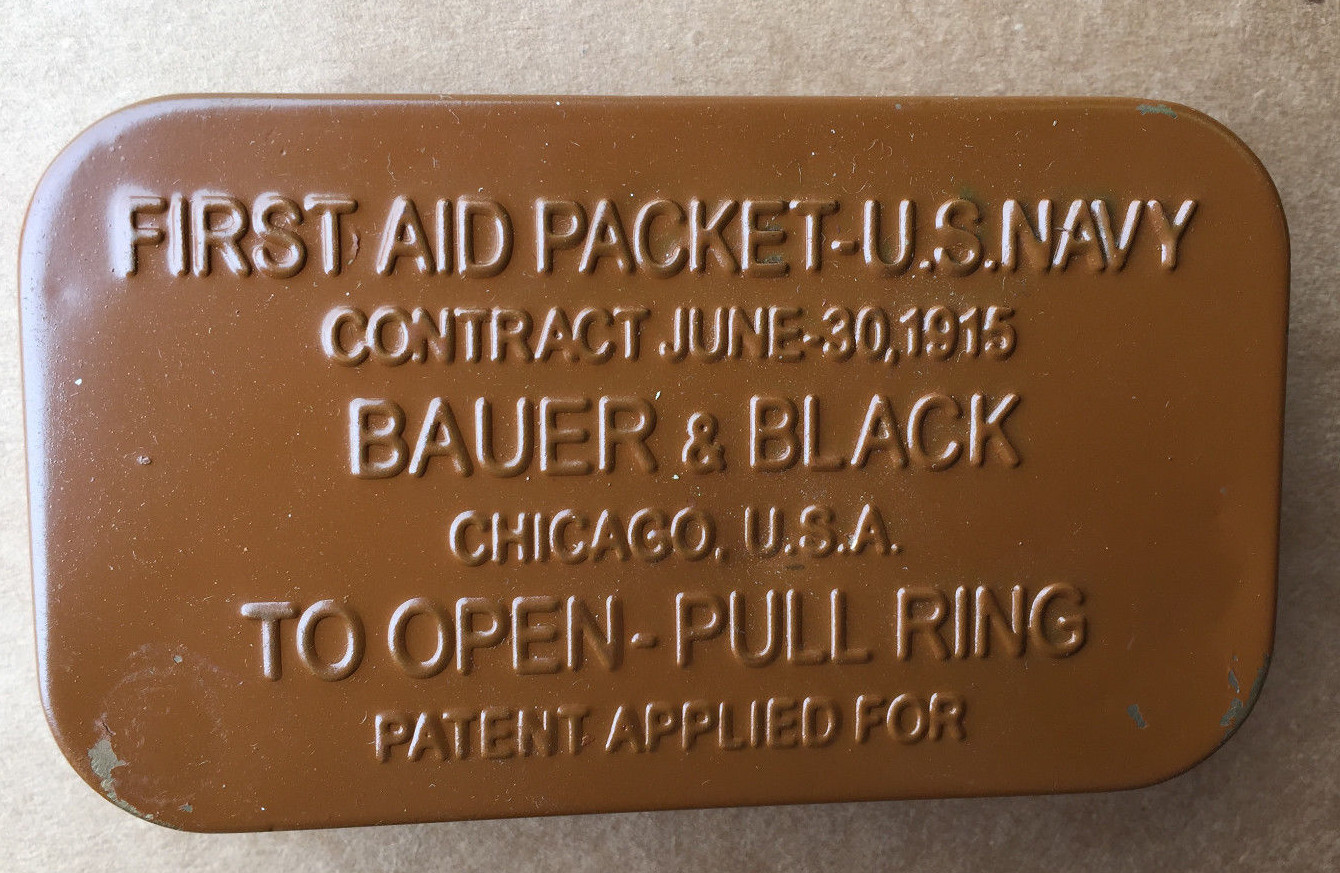 US Navy and Marine Corps USN/USMC  Model 1907 First Aid Packet - Reproduction