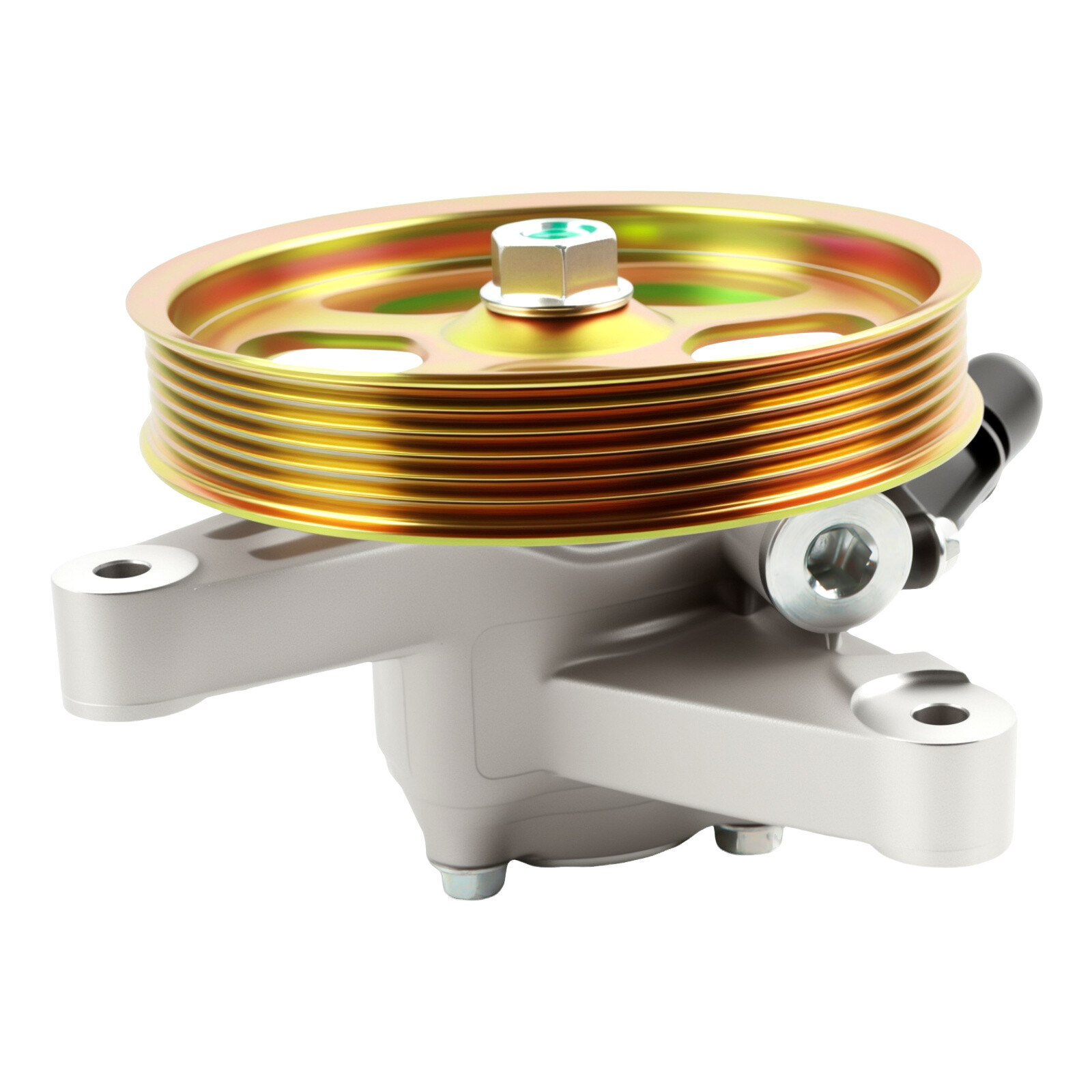 Power Steering Pump w/ Pulley for 2003-2007 Honda Accord V6 3.0L Acura MDX Pilot