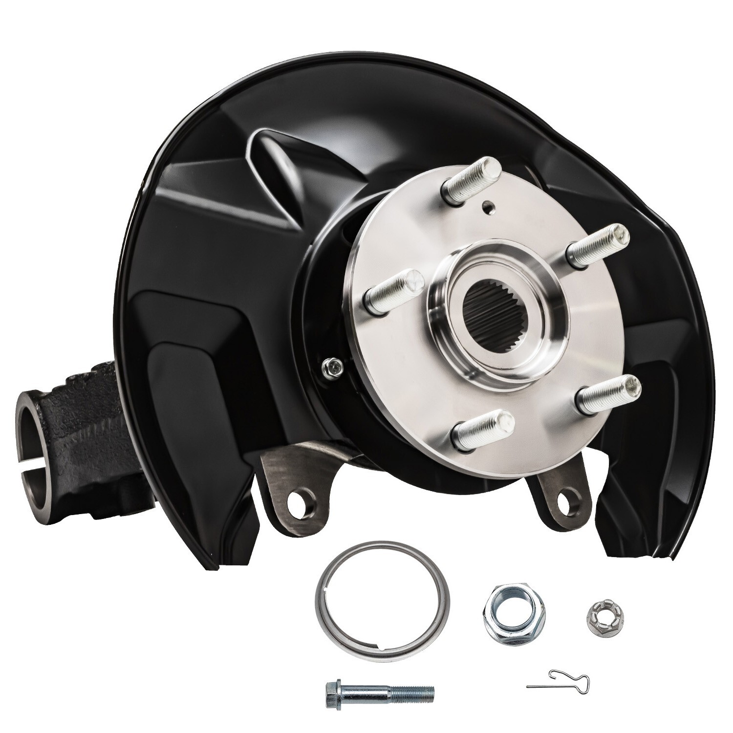 Front Left Steering Knuckle & Wheel Hub Bearing for 2013 2014-2016 Honda Accord