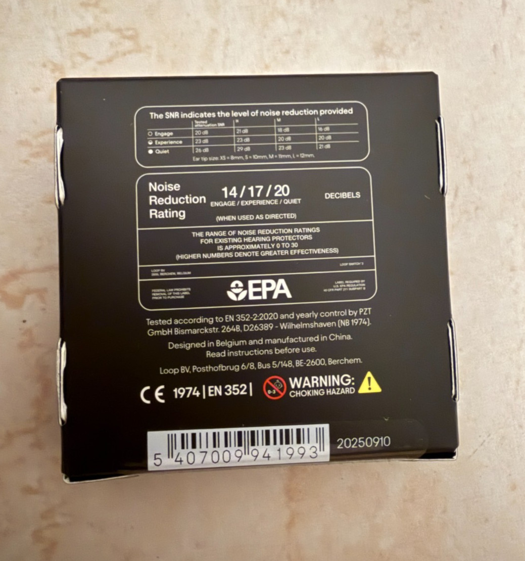 Loop Earplugs Switch 2 Emerald NEW (FREE SHIPPING)