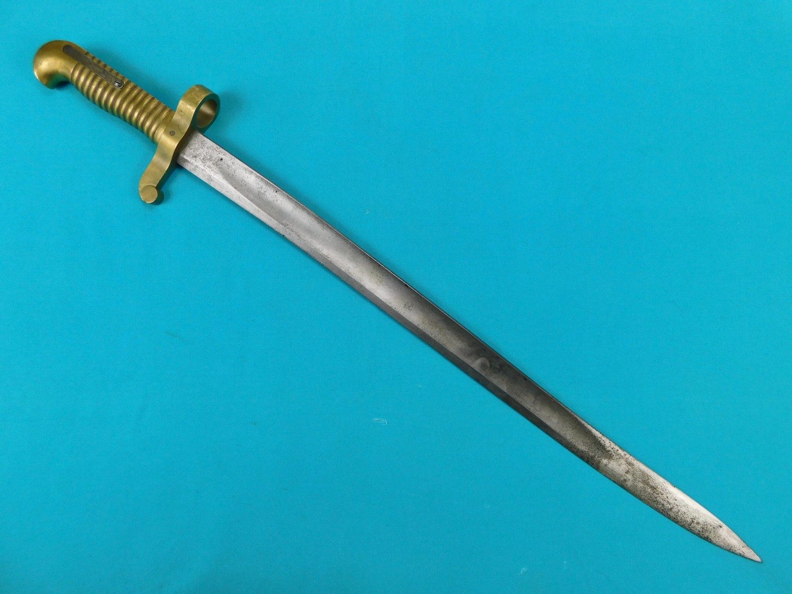 Antique Old US Civil War Bayonet Short Sword