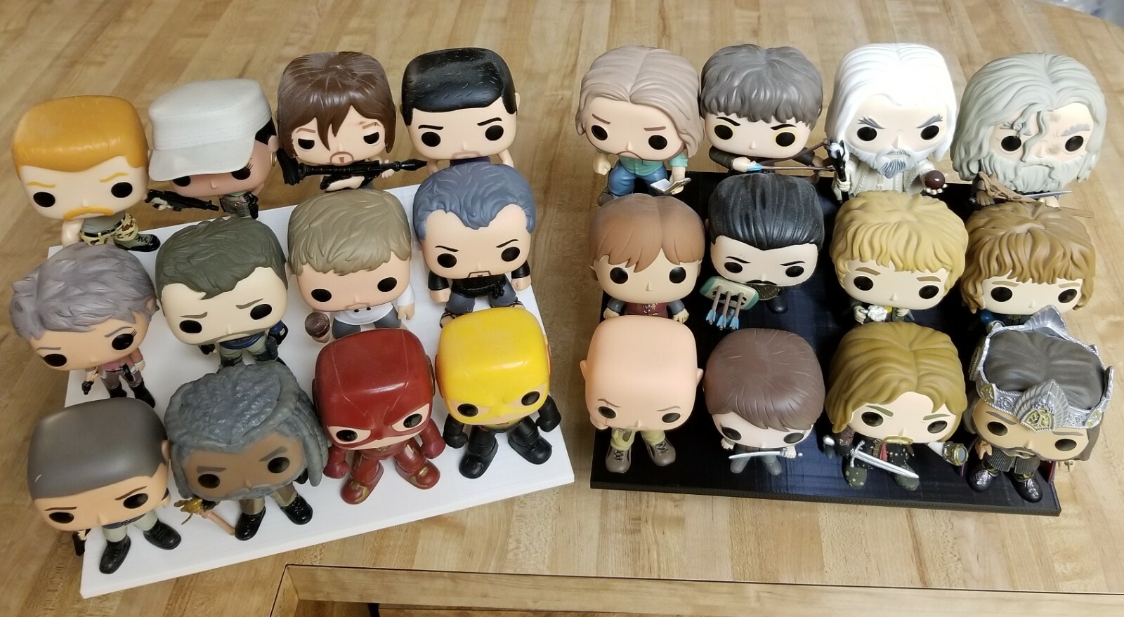 10 inch 3-Tier White Funko Pop! Display Shelf Stand with Equal Length Shelves