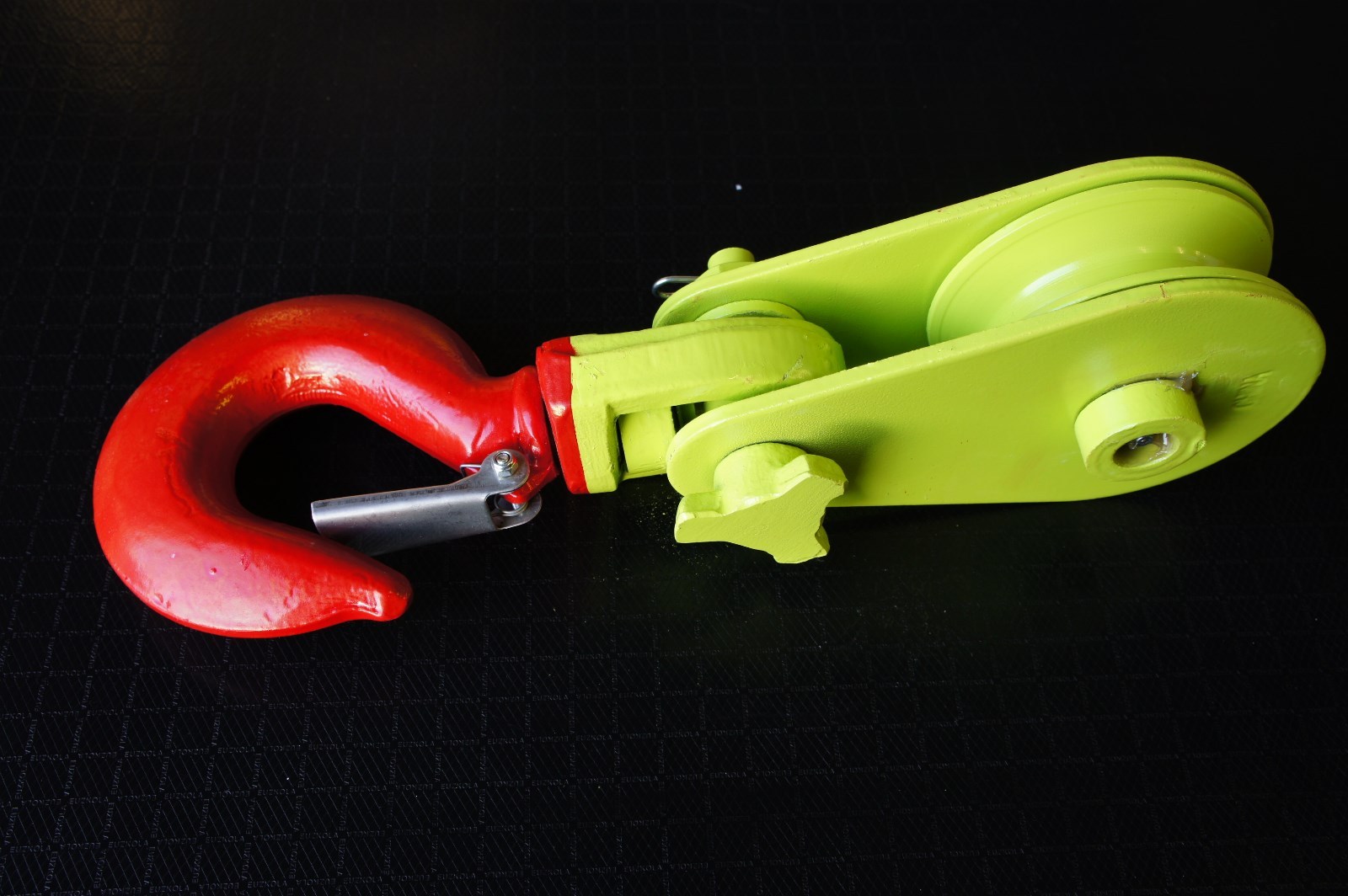 Snatch Block w Hook 4 Ton 4 1/2" f Flat Bed Wrecker Tow Truck Recovery 4x4 Cable