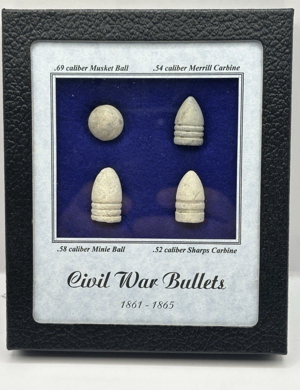 FOUR CIVIL WAR BULLETS .52 / .54 / .58 / .69 Calibers