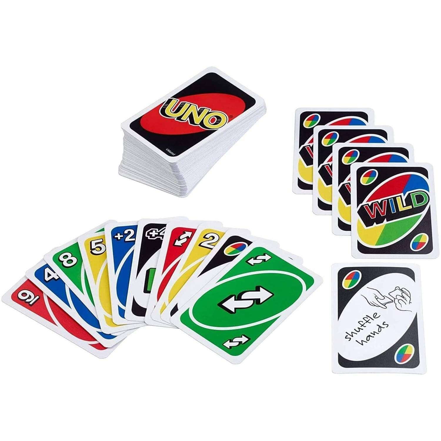 UNO Classic Card Game Now With Customizable Wild Cards
