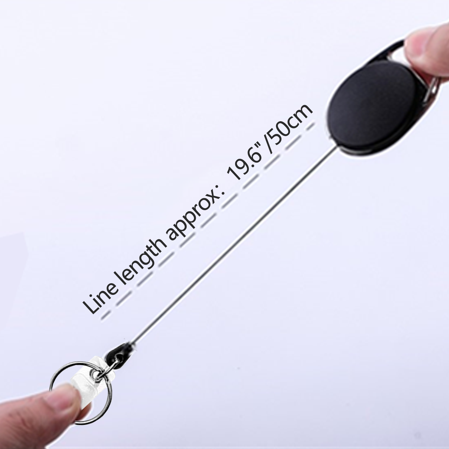 Leather Work Id Badge Holder for Men and Women with Clip Lanyards ( 1 pcs)