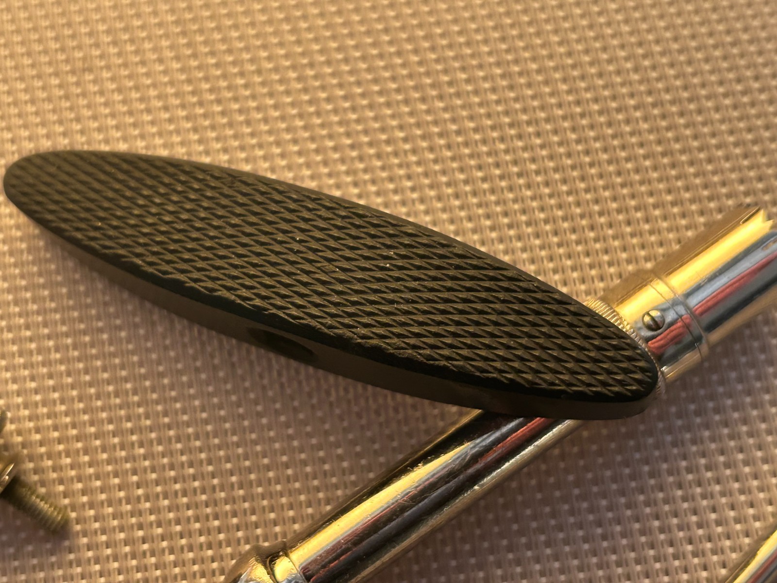 Antique Surgical Trepanation Tool / Germany ? / 19th century / Wood Ebony Handle