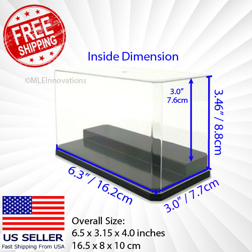 Display Case Box Small Large Step Stackable Dustproof Model Car Lego Hot Wheels