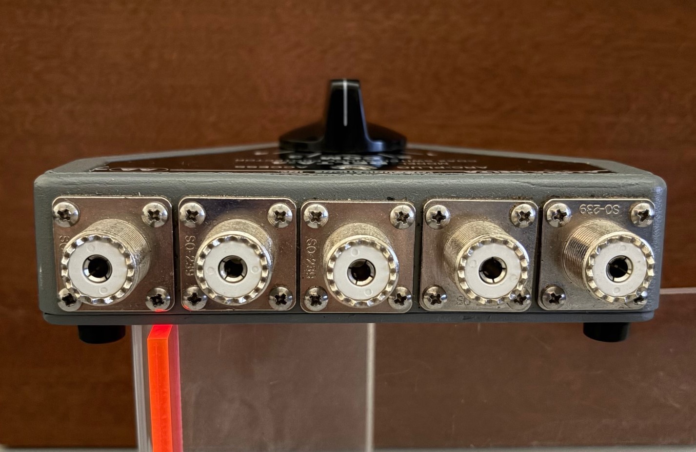 ALPHA DELTA-4 B SWITCH SO239 CONNECTORS (TESTED)