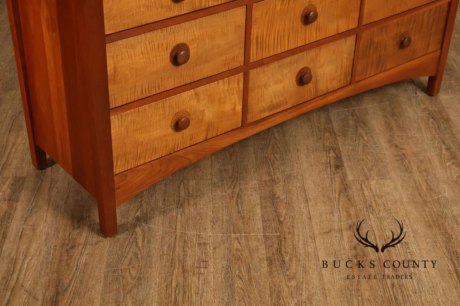 Stickley Harvey Ellis Collection Inlaid Nine Drawer Dresser