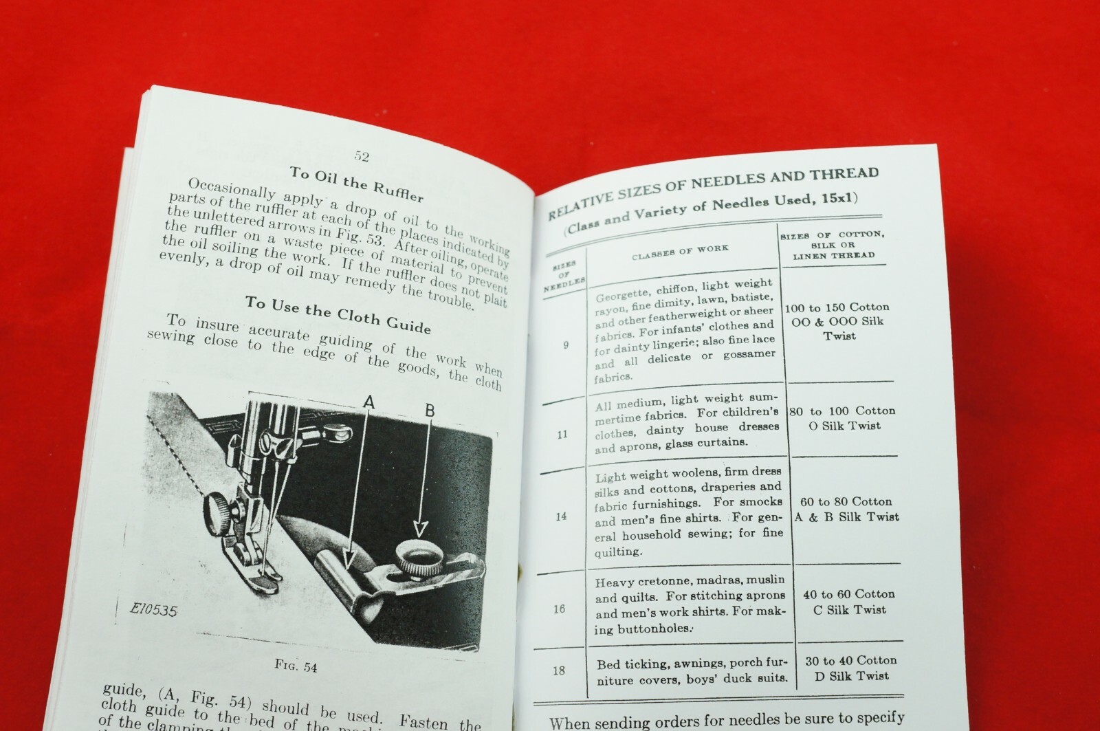 Singer Featherweight 221 221-1 Sewing Machine Owners Manual Feather Weight