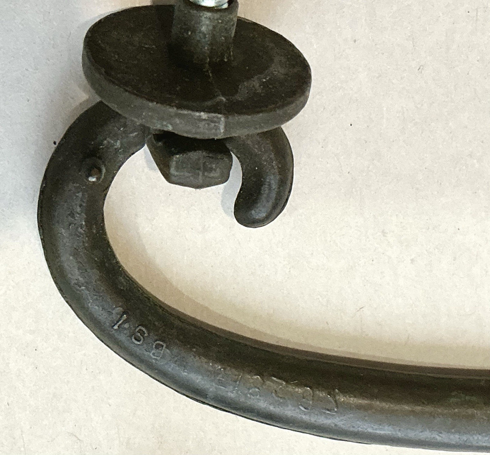 Vtg Lot/20 Bronze Drop Bail Handle Drawer Pulls MCM 3.125”C-C 4”L Hefty Stylish