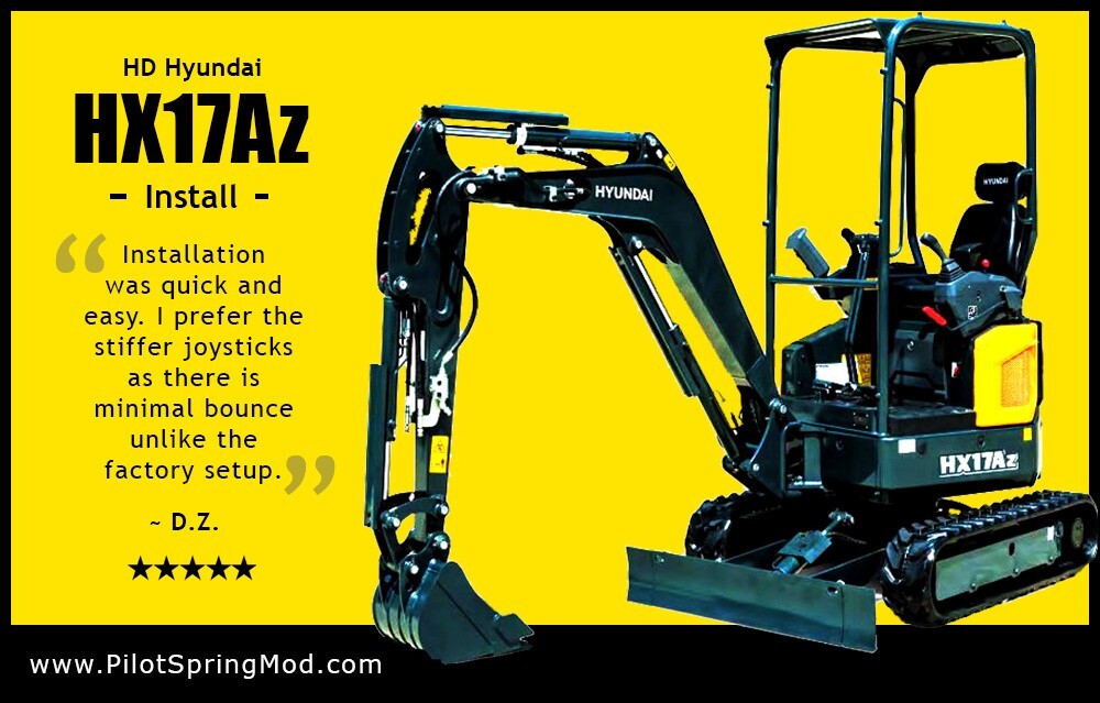 Pilot Control Spring Mod - Mini-Excavator & Mini Skidsteer Joystick Jerkiness