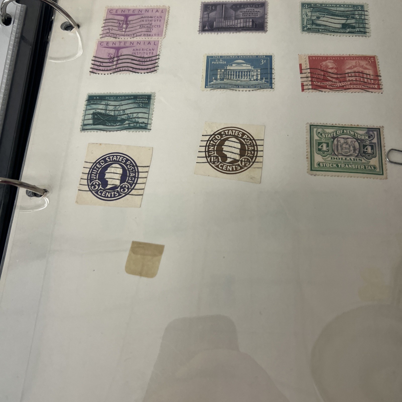 HUGE Unsearched Binder Of New and Used Stamps Vintage US And Overseas Make Offer