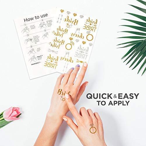 Bachelorette Party Supplies Includes 'Bride to Be' Sash, Game Cards & Tattoos