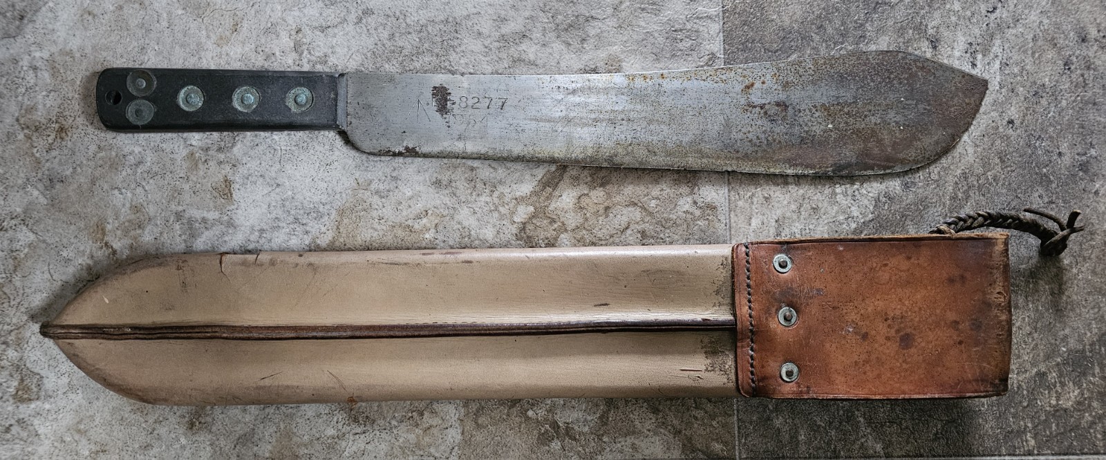 Vintage 1954 Martindale England No. 227 British Jungle Machete