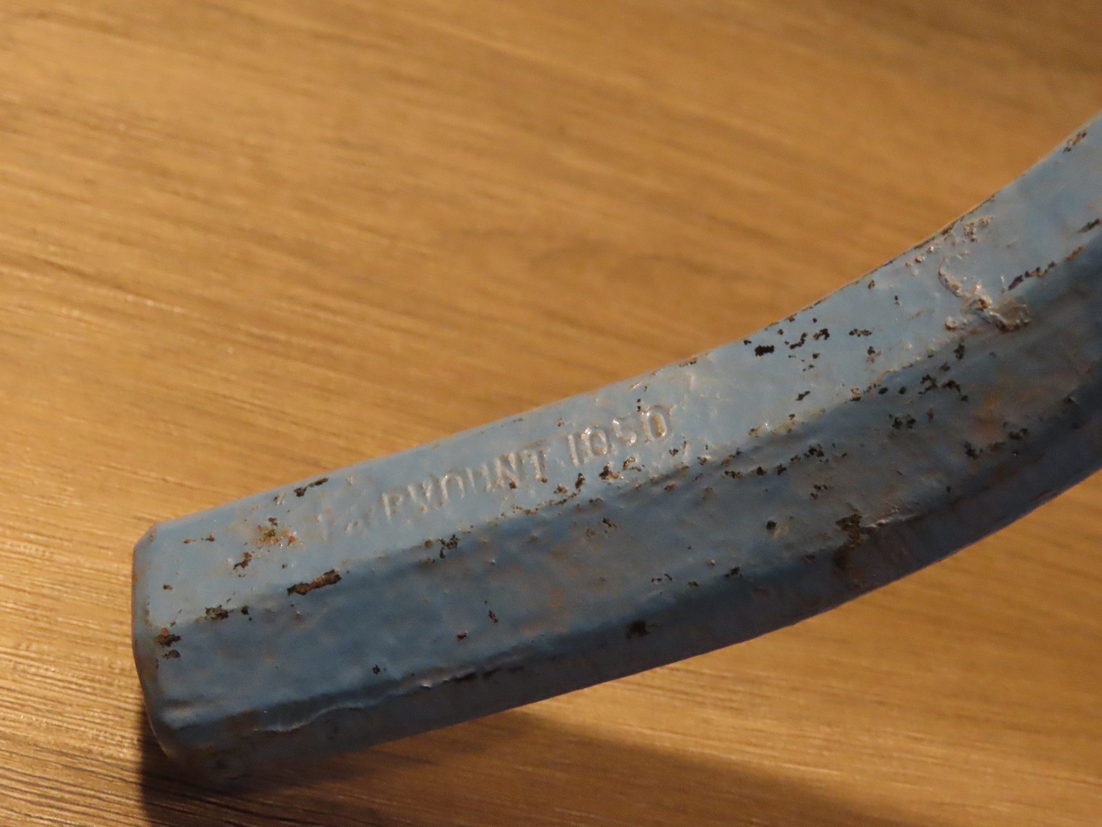 Vintage Fairmount auto body curved slapping spoon hammer dolly tool 1050