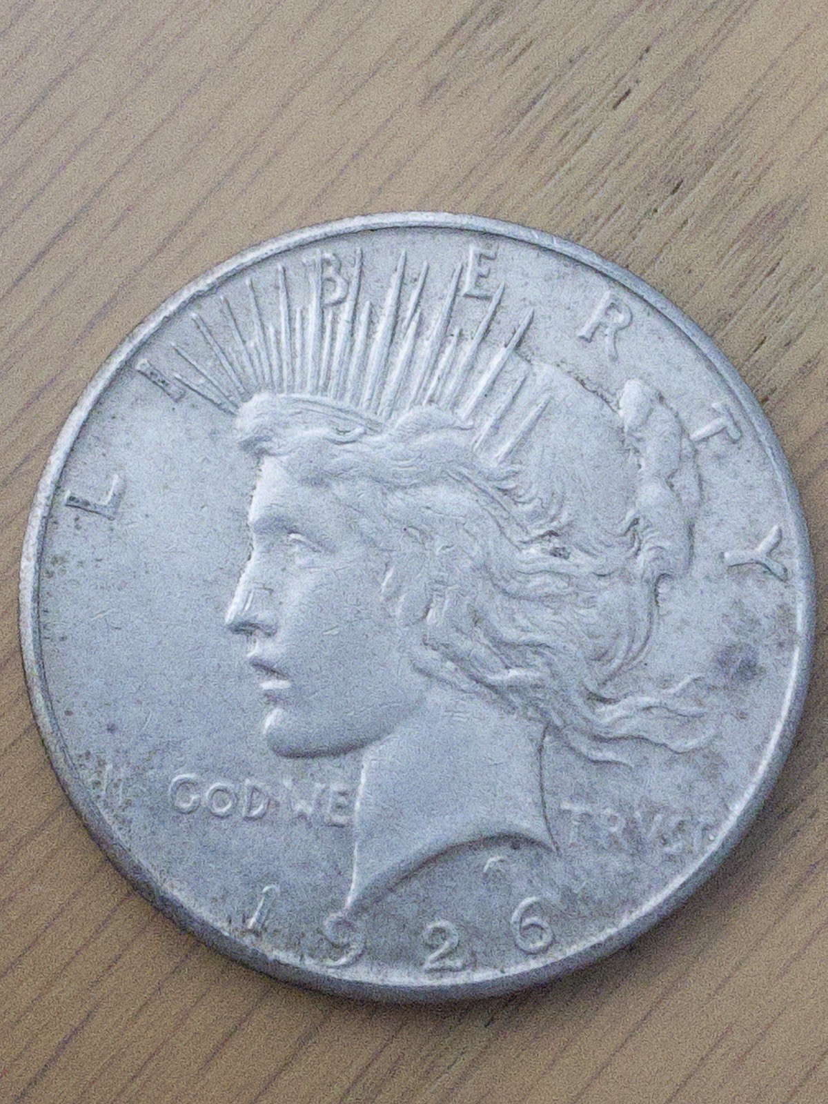 90% Silver Peace Dollars, Circulated, Lot Of 7. Give Peace a Chance!