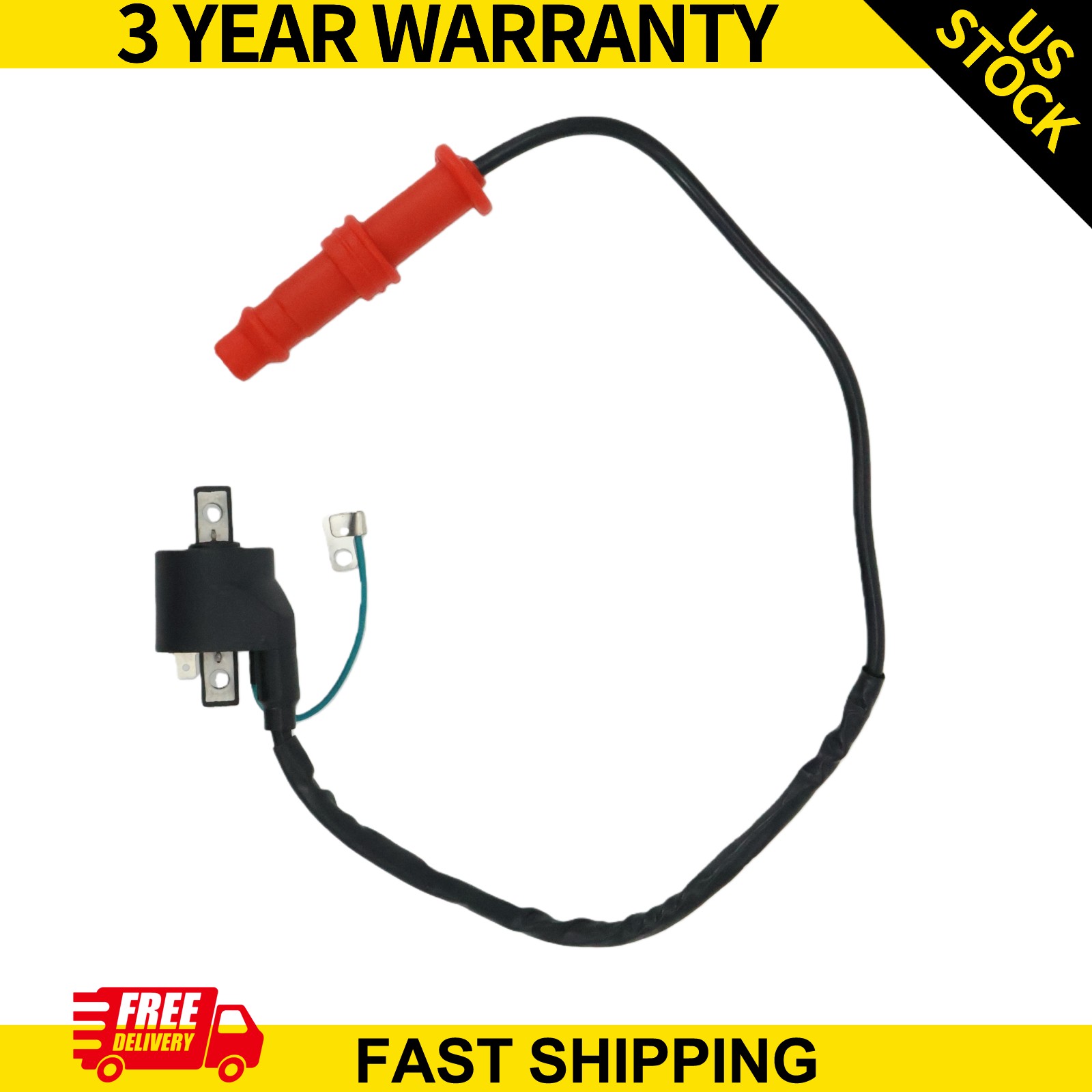 Ignition Coil Spark Plug Lead Cap For Polaris Sportsman 500 HO RSE 1996-2004