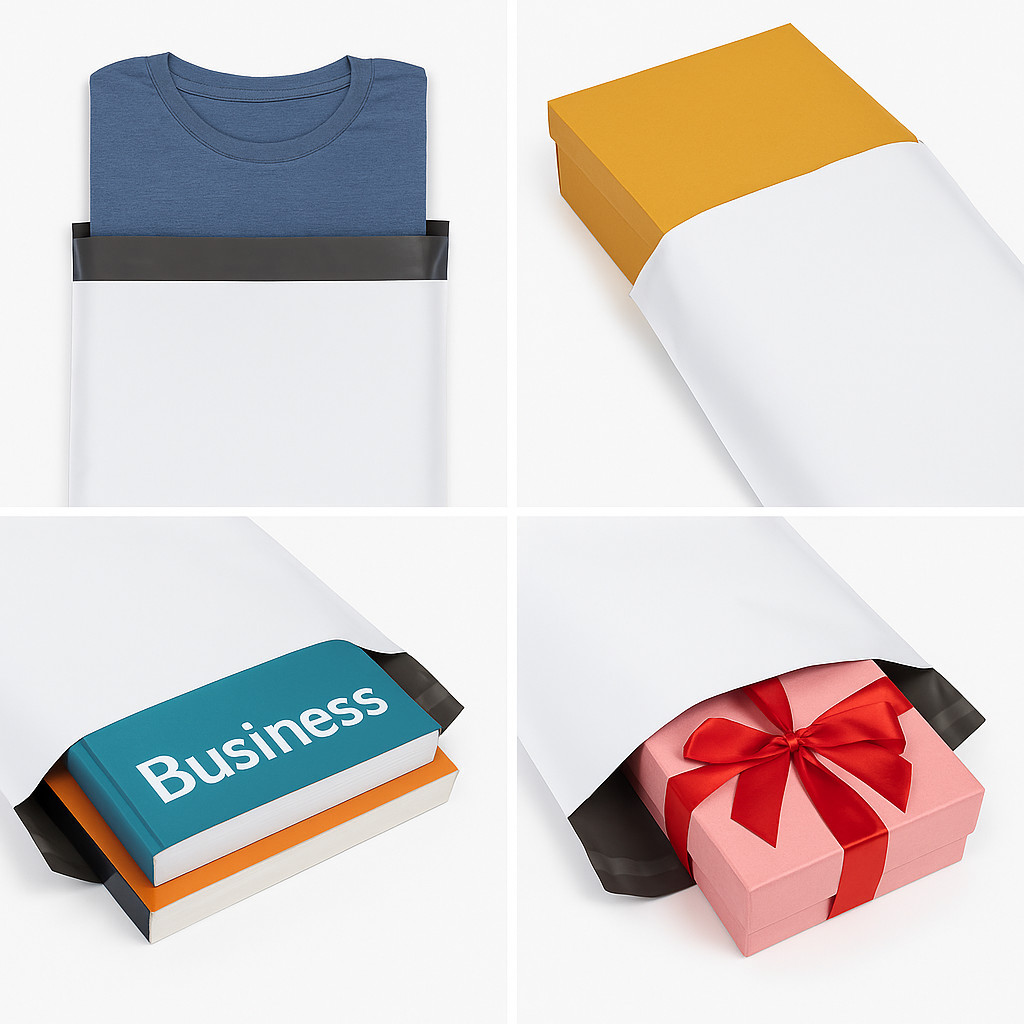 PREMIUM Poly Mailers – 2 Mil Thick Self Seal Waterproof Tear Resistant Envelopes