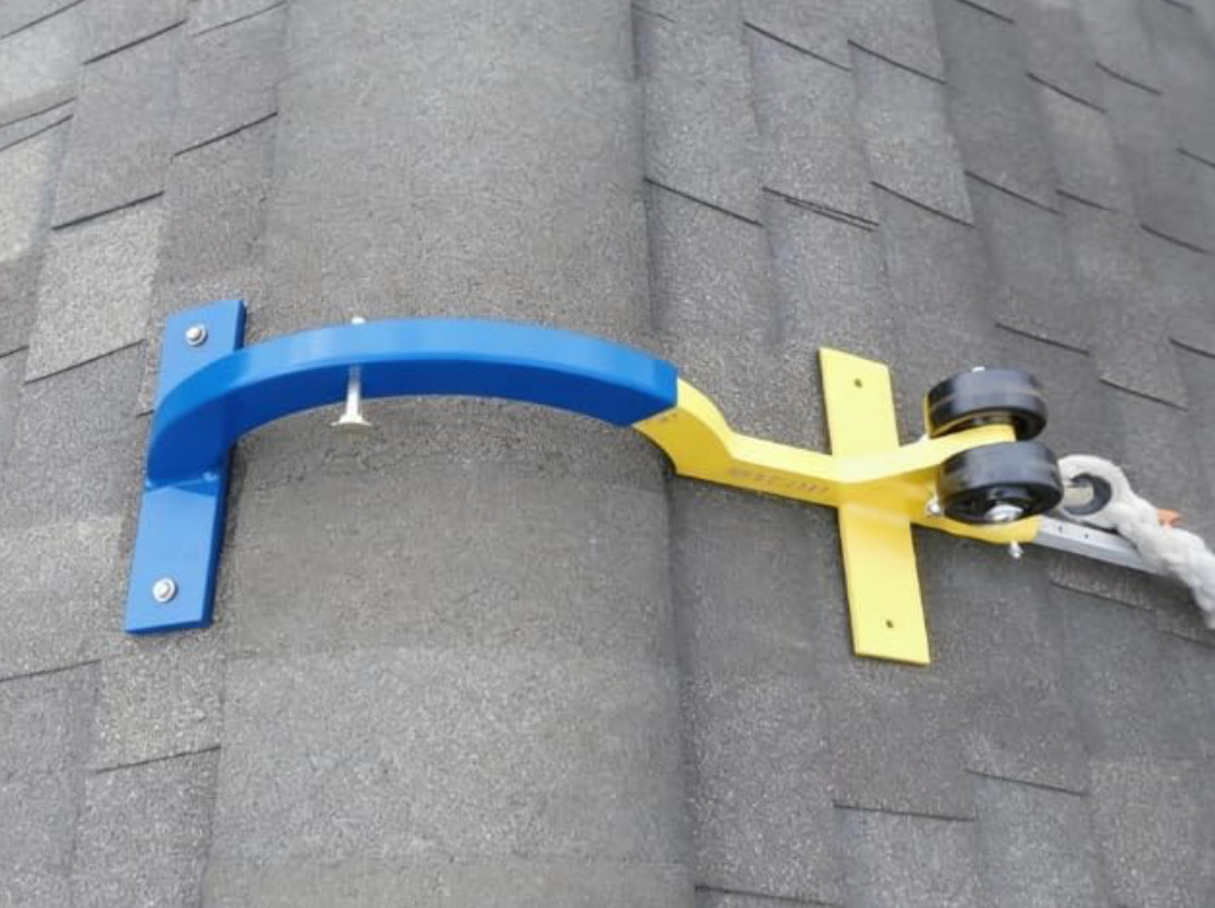 Heavy-Duty Safety Roof Anchor,Roof Hook for First Man Up & Last Man Down Roofers
