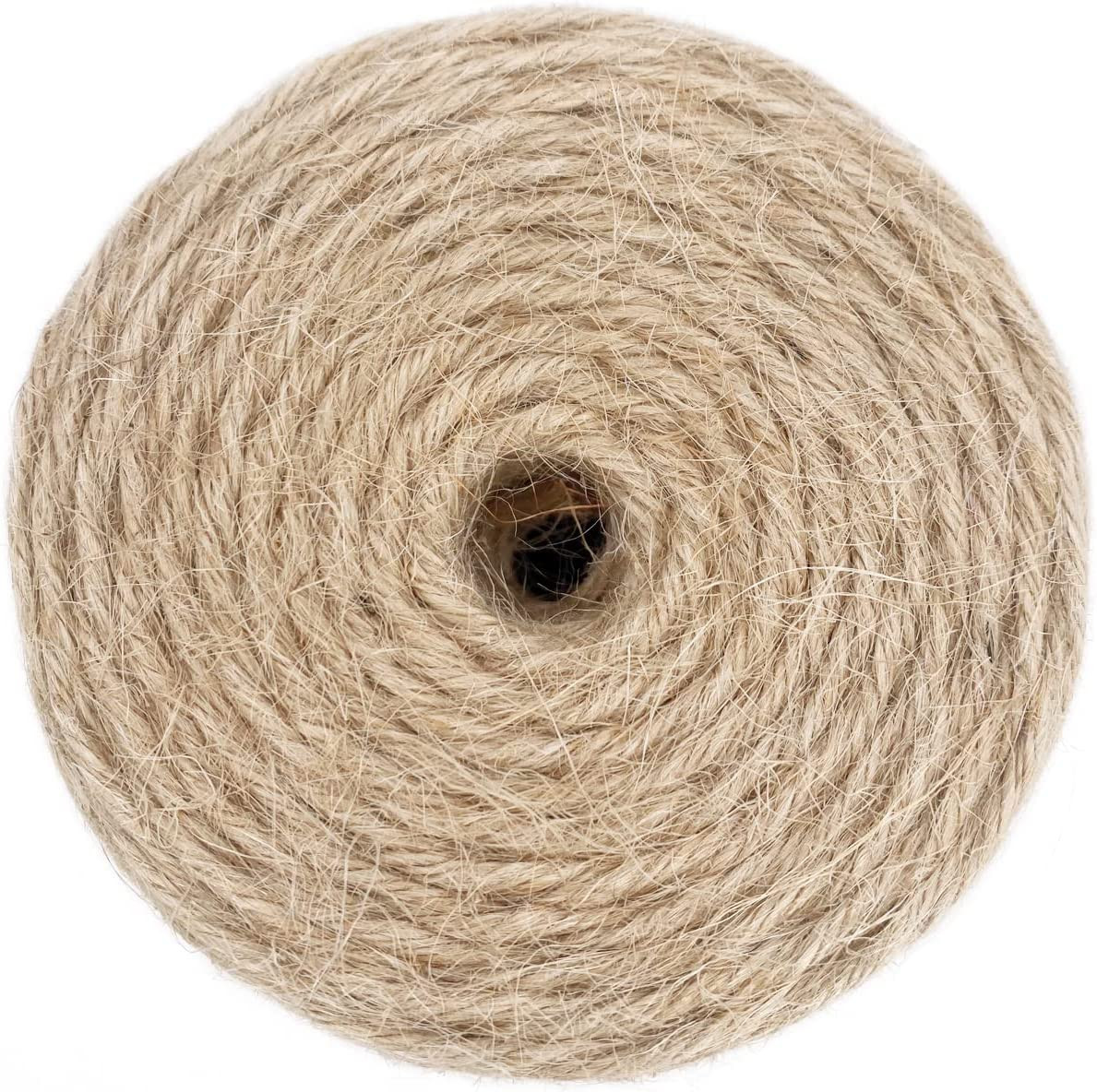 500FT Jute Twine Rope 3mm 6ply Natural Thick Garden Twine String Heavy Duty f...