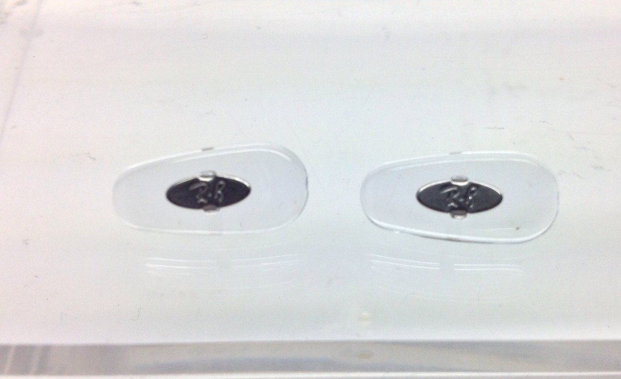 Authentic Replacement Nose Pads For Ray-Ban RB 3025 Sunglasses Crimp On Rayban