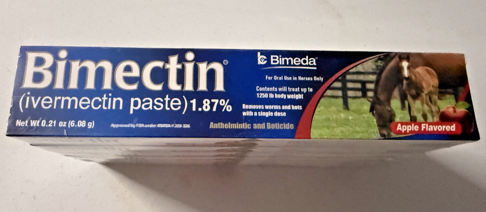 6 pack Paste Horse Dewormer Apple Flavor  (6 DOSES) NIB