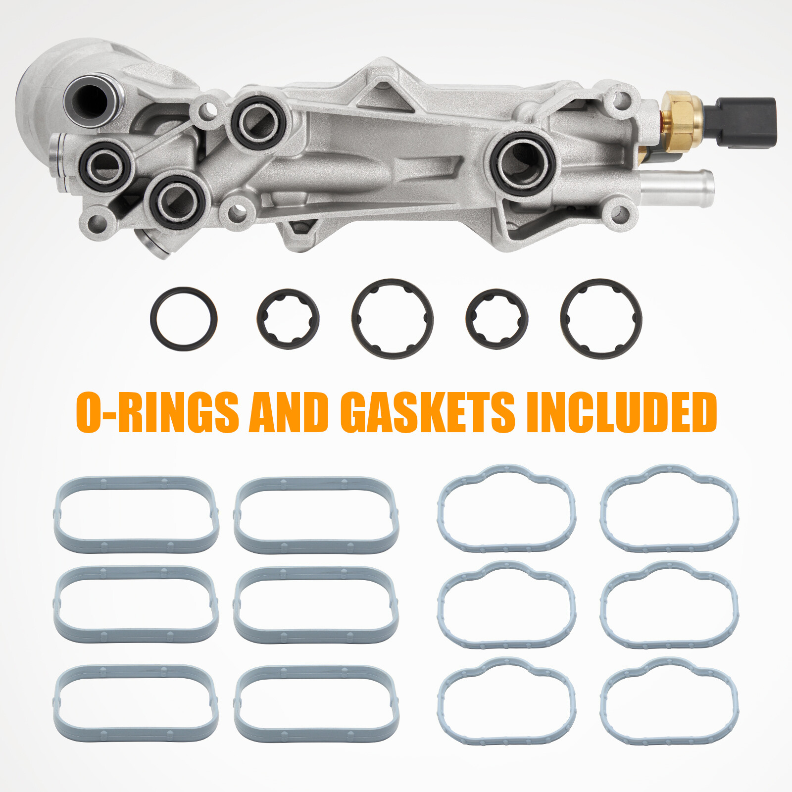 Aluminum Engine Oil Filter Housing Fit For 2017-2018 Dodge Jeep Chrysler Ram3.6L