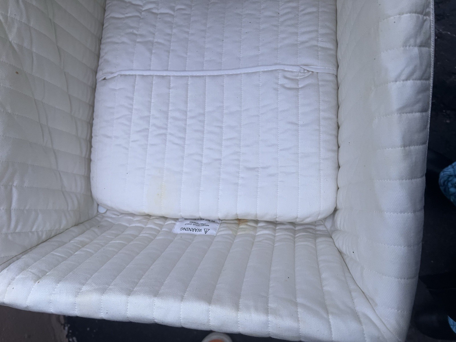 Inglesina Classics Pram Baby Stroller with Basket and Storage Basket In White